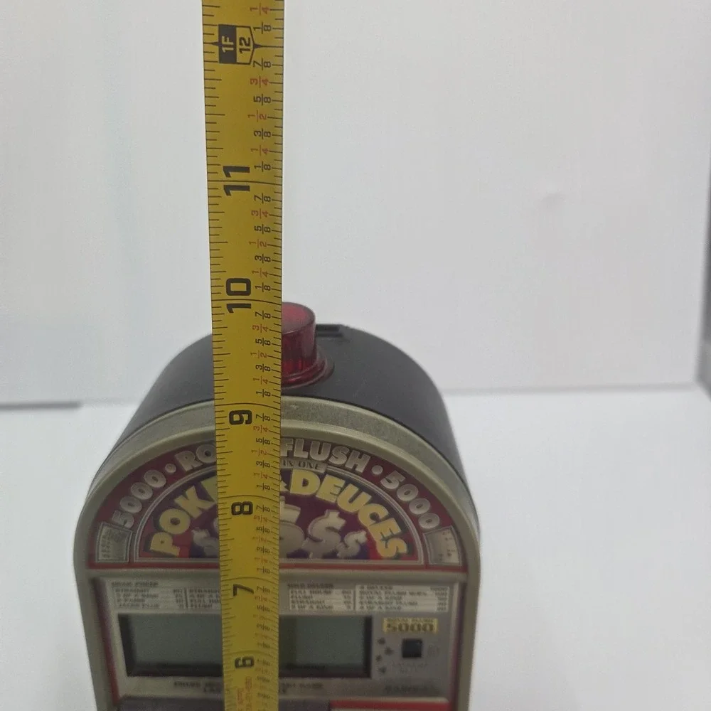 VTG Radica Poker & Deuces Tabletop Electronic Game Jackpot Bell Model 1314 Works